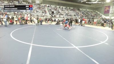 113 lbs Cons. Quarters - Lucas Mohn, Mt Spokane Wrestling Club vs Josiah Clemans, FordDynastyWrestlingClub