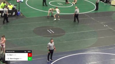 117 lbs Round Of 64 - Deklan Barr, Altoona vs Gunner Sternhagen, Millville