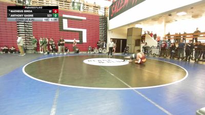 190 lbs Consi Of 8 #2 - Matheus Binda, Whittier vs Anthony Gagne, Tri-County