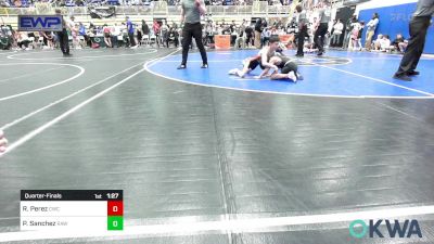 64 lbs Quarterfinal - Ralph Perez, Cowboy Wrestling Club vs Patrick Sanchez, Raw Wrestling Club