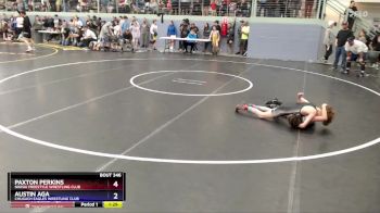 78 lbs Quarterfinal - Paxton Perkins, Nikiski Freestyle Wrestling Club vs Austin Aga, Chugach Eagles Wrestling Club