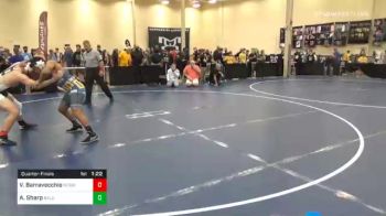 187 lbs Quarterfinal - Vito Barravecchio, Norwin vs Andrew Sharp, Baldwin
