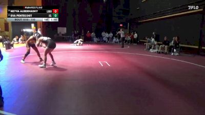 110 lbs Cons. Round 2 - Eva Pentecost, Iowa City Liberty vs Neyva Alberhasky, Louisa-Muscatine