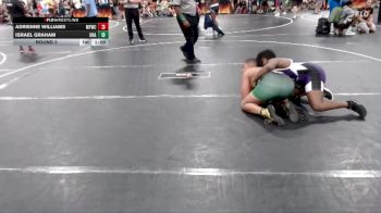 170 lbs Round 3 - Adrienne Williams, MBCRD Youth Wrestling Club vs Israel Graham, Unaffiliated