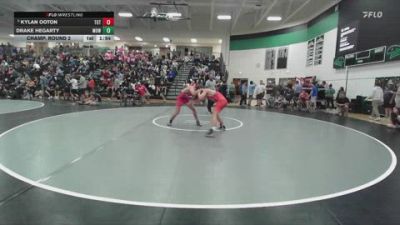 144 lbs Champ. Round 2 - Kylan Ooton, Tuttle vs Drake Hegarty, Mowest