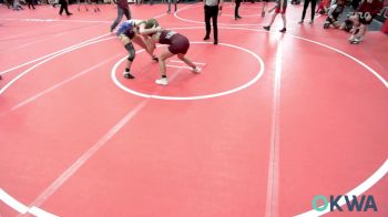 117-126 lbs Rr Rnd 4 - Sayben Owen, Perry Wrestling Academy vs Brinlea Weant, Newkirk Takedown