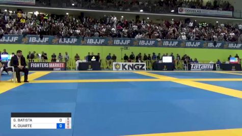 GUSTAVA BATISTA vs KAYNAN DUARTE 2019 European Jiu-Jitsu IBJJF Championship