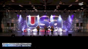 Strut Performing Arts - Senior Pom [2026 Senior - Premier - Pom - Small Day 3] 2026 USA All Star Super Nationals