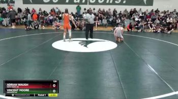 126 lbs Semifinal - Vincent Moore, Grissom Hs vs Adrian Waugh, New Hope HS