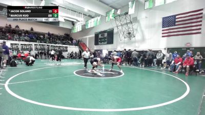 144 lbs 3rd Place Match - Marcus Kuo, Arroyo vs Jacob Solano, Etiwanda