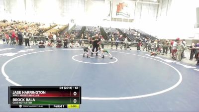 63 lbs Cons. Round 3 - Brock Bala, Club Not Listed vs Jase Harrington, WRCL Wrestling Club