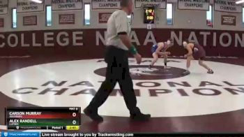 133 lbs Champ. Round 1 - Alex Randell, Luther vs Carson Murray, Augsburg