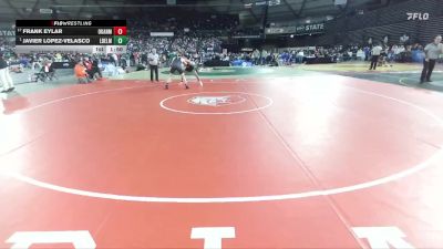 Boys 1B/2B 138 Champ. Round 2 - Javier Lopez-Velasco, Liberty Bell vs Frank Eylar, Okanogan