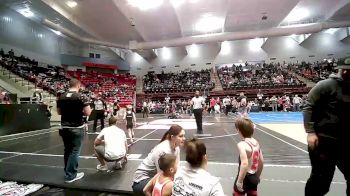 46 lbs Round Of 16 - Jaxon Ditmore, Dark Cloud Wrestling Club vs Luke Crain, Skiatook Youth Wrestling 2022-23