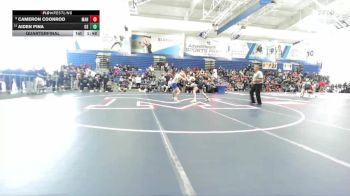 126 lbs Quarterfinal - Cameron Coonrod, Manhattan vs Aiden Pina, Olathe South