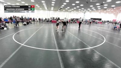 150-165 lbs Champ. Round 2 - Anastasia Spurgeon, Lancaster Wrestling Club vs Aiyanna Koranda, Weigh In Club