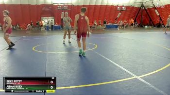 157 lbs Quarters & Wb (16 Team) - Zeke Petty, Roncalli 2 vs Aidan Boex, Mahtomedi Zephyrs