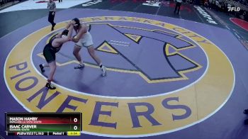 Cons. Round 1 - Mason Hamby, Papillion-La Vista South vs Isaac Carver, Elkhorn South