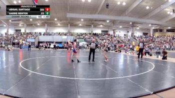 Girls 132 lbs Champ. Round 1 - Abigail Santiago, Cookeville High School vs Gabbie Newton, Jefferson Co. High School