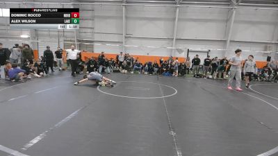 80 lbs Round 2 (10 Team) - Alex Wilson, Lake WC vs Dominic Rocco, Neighborhood Wrestling