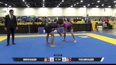 Tyler James Blasko vs Sager M Alsajari 2025 World IBJJF Jiu-Jitsu No-Gi Championship