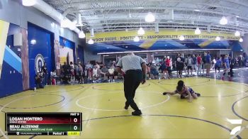 75 lbs Round 1 - Logan Montero, Eagle Empire vs Beau Auzenne, Team Barracuda Wrestling Club