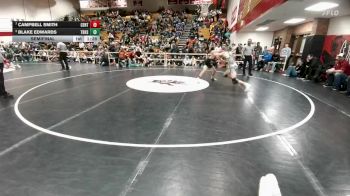 150 lbs Semifinal - Blake Edwards, Thunder Basin vs Campbell Smith, Central