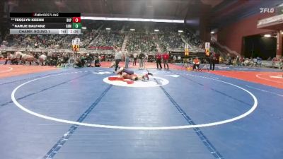 145 lbs Champ. Round 1 - Karlie Balfanz, Campbell County vs Tesslyn Keehn, Big Piney