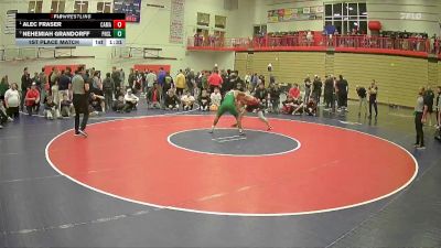 150 lbs 1st Place Match - Alec Fraser, Camas vs Nehemiah Grandorff, Peninsula