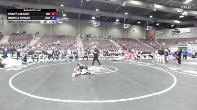 110 lbs Semis & 1st Wrestleback (8 Team) - Kailey Salazar, Umpqua Community College vs Mileena Notaro, Southeast CC