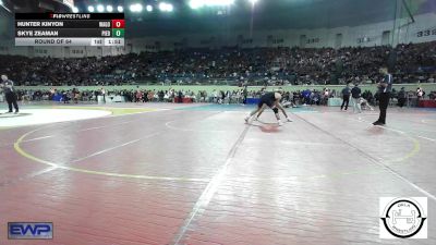 143 lbs Round Of 64 - Hunter Kinyon, Wagoner vs Skye Zeaman, Piedmont