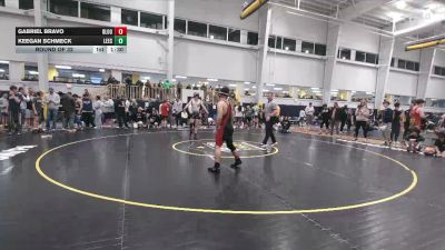135 lbs Round Of 32 - Gabriel Bravo, Bloomfield vs Keegan Schmeck, Leesport