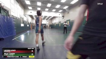 113 lbs Cons. Round 3 - Riley Canon, La Costa Canyon vs Jayden Levey, Mission Bay