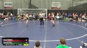 100 lbs Semis & 1st Wrestleback (8 Team) - Keagan Hill, South Dakota Storm vs Cale Nedens, Montana Maroon