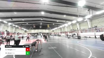 101 lbs 5th Place - Damaris Vargas, Basehor Bobcats Wrestling vs Marleigh Alcon, Piedra Vista Panthers