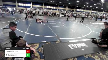 106 lbs Consi Of 16 #2 - Daniel Mendoza, Team Jackrabbits vs Maika Serrano, Grindhouse WC