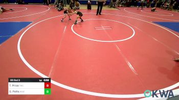 43-46 lbs Rr Rnd 3 - Tristan Price, Tahlequah Wrestling Club vs Garrett Potts, Heat