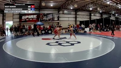 57 kg Champ. Round 2 - Riley Rowan, Ohio vs Joshua Jasionowicz, Pennsylvania