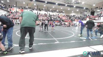 61 lbs Quarterfinal - Daxton Stewart, Vian Wrestling Club vs Tyler Gipson, Brushy Wrestling Club