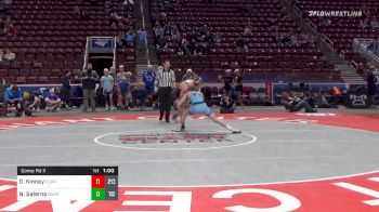 120 lbs Consolation - Damion Kinney, Corry Area Hs vs Nick Salerno, Burrell Hs