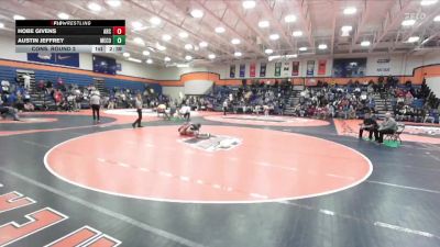 125 lbs Cons. Round 2 - Hobe Givens, Arcadia vs Austin Jeffrey, Messiah College