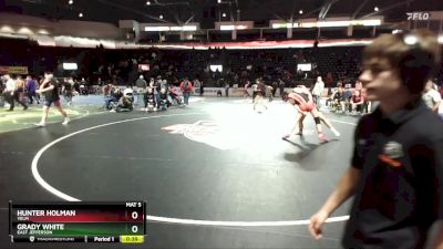 157 lbs Cons. Round 3 - Grady White, East Jefferson vs Hunter Holman, Yelm