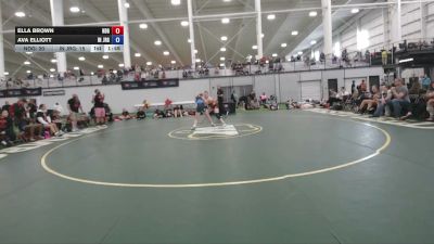 115 lbs Ella Brown, North Dakota Gold vs Ava Elliott, Indiana