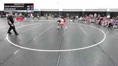 132 lbs Talon Tahdooahnippah, Oklahoma Red vs Luke Schoch, California Gold
