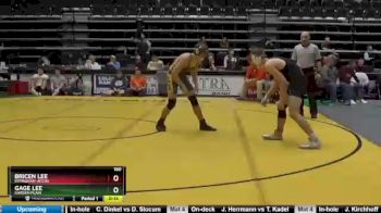 160 lbs Cons. Round 2 - Bricen Lee, Effingham-ACCHS vs Gage Lee, Garden Plain