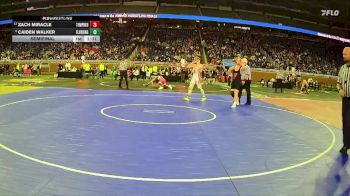 D1-165 lbs Semifinal - Zach Miracle, Temperance Bedford vs Caiden Walker, Flushing HS