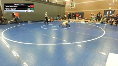 62 lbs Quarterfinal - Aiden Alonzo, 208 Spartan WC vs Eric Helvey, Suples Wrestling Club