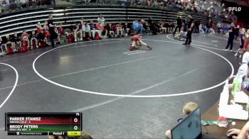 75 lbs Finals (8 Team) - Brody Peters, Iowa USA Red vs Parker Stanisz, Indiana Gold