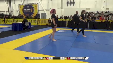 Samantha Renee Dean vs Chelsah Terran Lyons 2024 World IBJJF Jiu-Jitsu No-Gi Championship