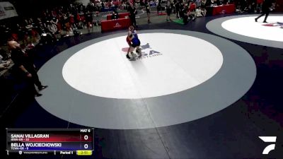 140 lbs Round 1 (16 Team) - Sanai Villagran, IEWA-GR vs Bella Wojciechowski, TCWA-GR